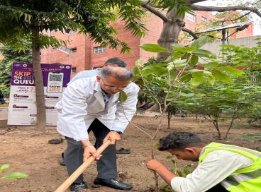 On the occasion of World Environment Day 2026, a plantation drive was organized at LNH on 5 June 2026.