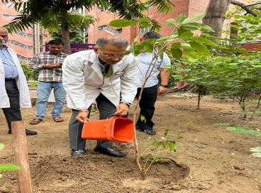 On the occasion of World Environment Day 2026, a plantation drive was organized at LNH on 5 June 2026.