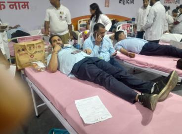 Sewa Walk Mega Blood Donation Camp at Kartavya Path on 17th September