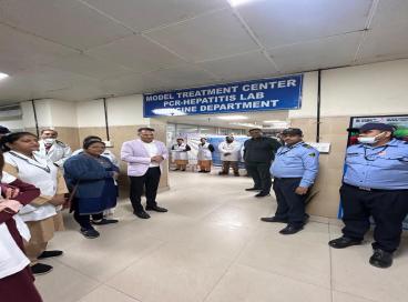 Inauguration of Model Treatment Center at LNH under the National Viral Hepatitis Control Programme