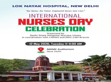 Nurses Day Celebration  12th May 2026