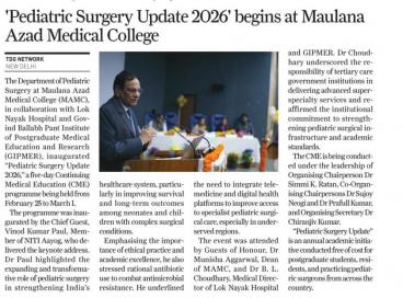 "Pediatric Surgery Update 2026" 